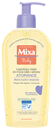ATOPIANCE Mixa Baby Łagodzący olejek do mycia ciała i włosów