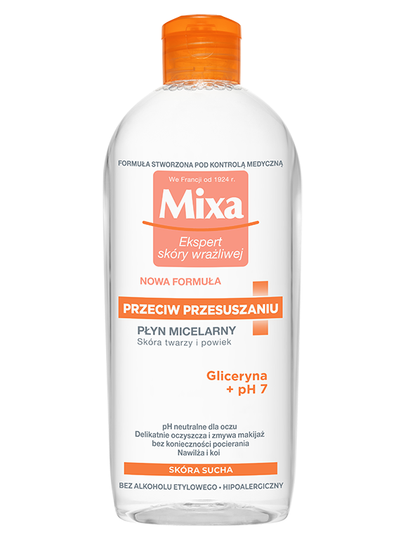 Płyn micelarny przeciw przesuszaniu
