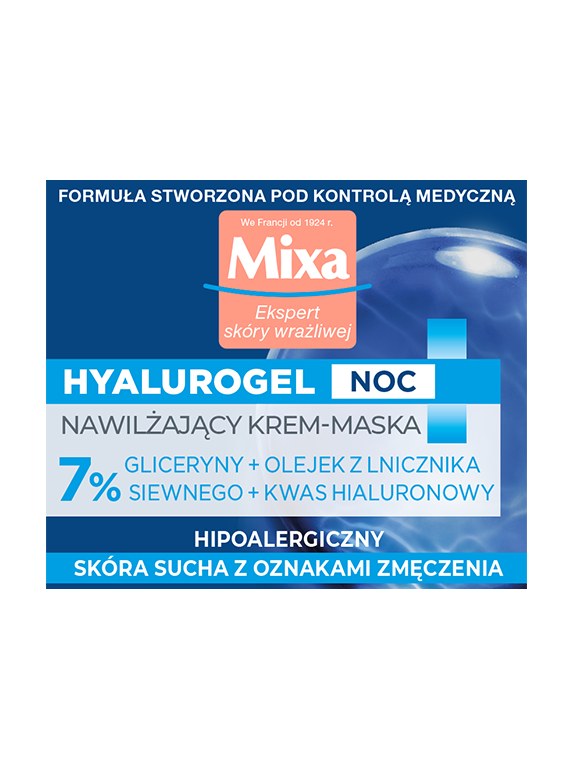 nawilżający krem-maska na noc